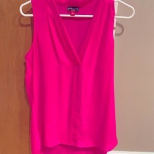 Vince Camuto Hot Pink Sleeveless Blouse